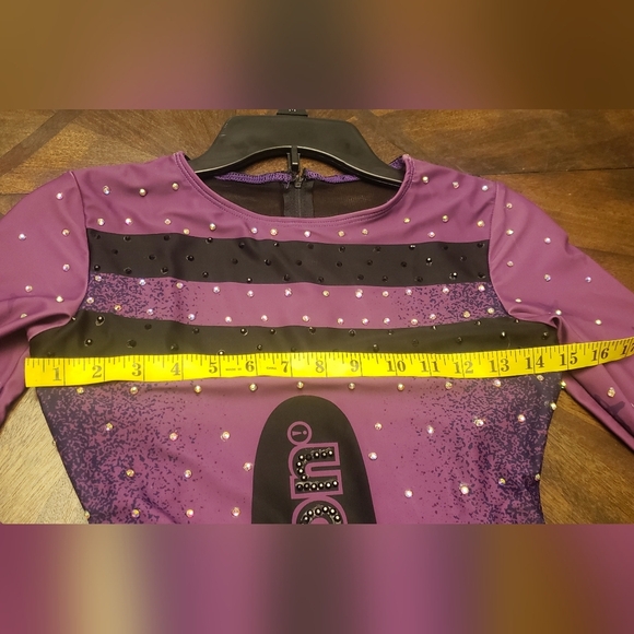 Crayon Purple Kids Costume Rhinestone  Size Adult Medium/Child XL - Picture 10 of 14